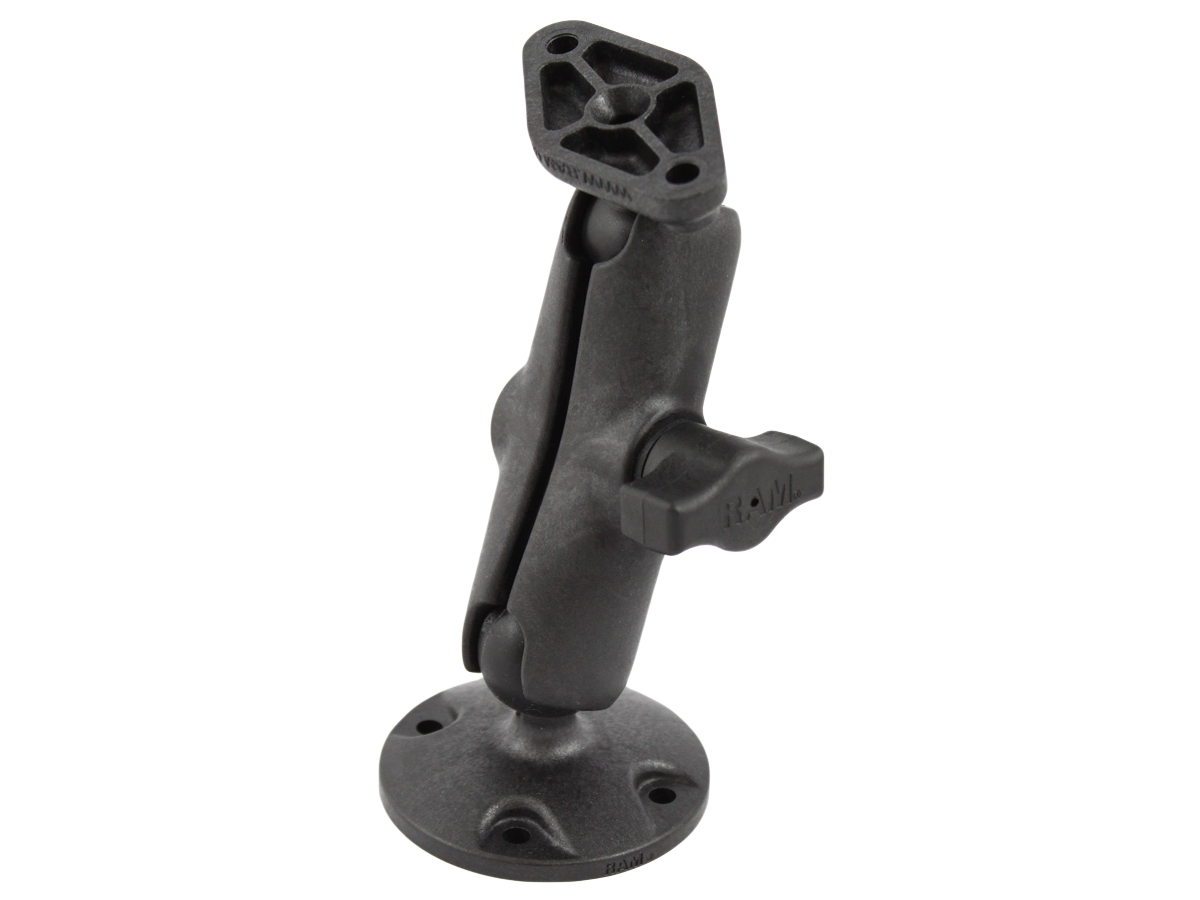 RAP-B-138U Double Ball Mount Round und Diamond Base, Kompositmaterial 1