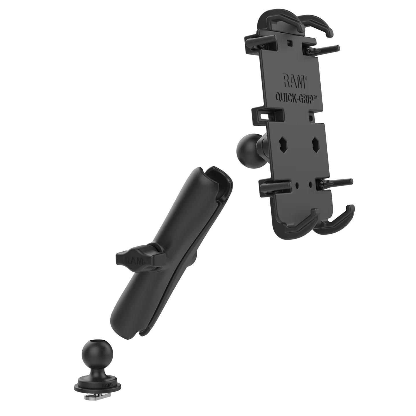 RAM-HOL-PD4-C-354-TRA1U Quick-Grip™ XL Universalhalterung große Smartphones - Track Ball™ Basis, lang 4