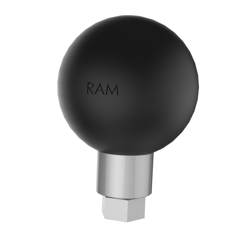 RAM-337U C-Kugel 1/4" -20 Innengewindehals und Hex-Bolzen 1