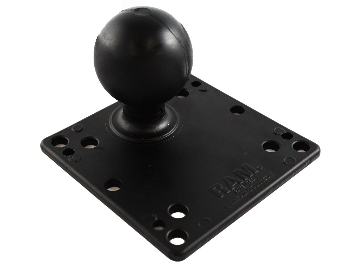 RAM-D-246U-IN1 VESA Platte 100x100 mit Stahlverstärkung (D-Kugel) 1