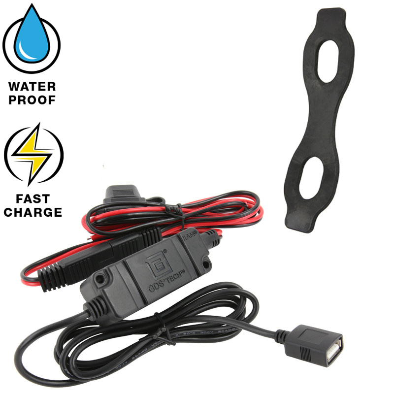 RAM-HOL-UN14WB-V7M Induktive Quick-Grip Halterung mit Einhand - Federauszug und Ladegerät 5