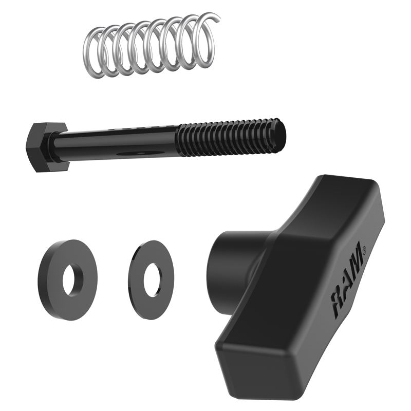 RAM-2-1U Flügelschraube und Befestigungsset für Socket Arm Hälften 2