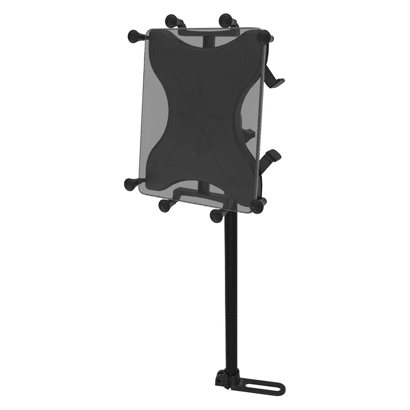 RAM-B-316-1-UN9 X-Grip Sitzschienenhalterung für 9-11 Zoll Tablets mit POD I Flexarm 18" 2