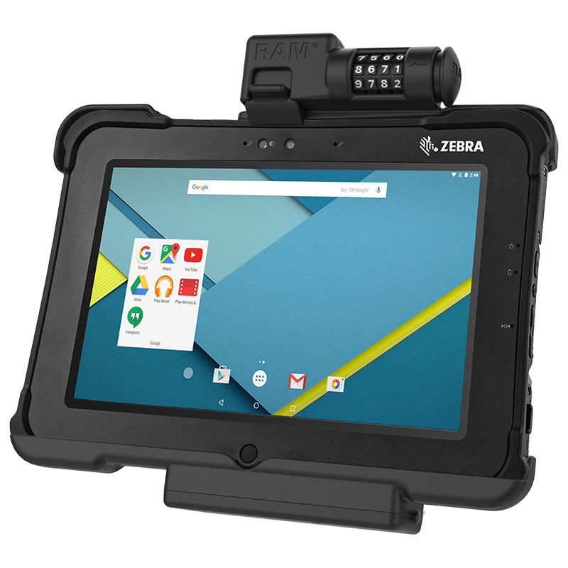 RAM-HOL-ZE15CLU GDS Ladedock für Zebra XSLATE L10, Zahlenschloss 1